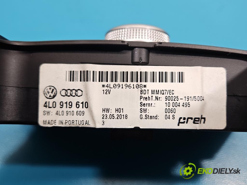 Audi Q7 2005-2015 4.2 TDI 326KM automatic 240 kW 4134 cm3 5- prepínač rádio: navigácie 4L0919610