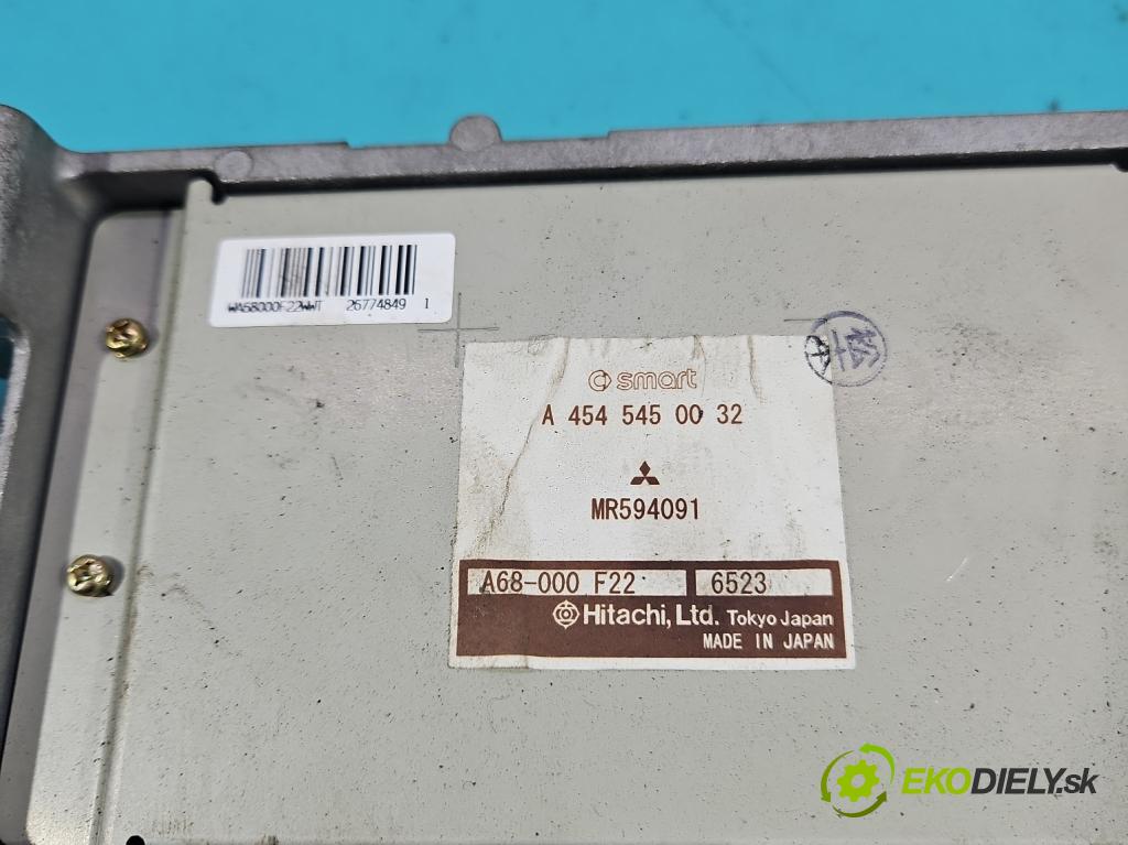 Mitsubishi Colt Z30 VI 2004-2012 1.3 16V 95 HP manual 70 kW 1332 cm3 5- riadiaca jednotka ostatné A4545450032