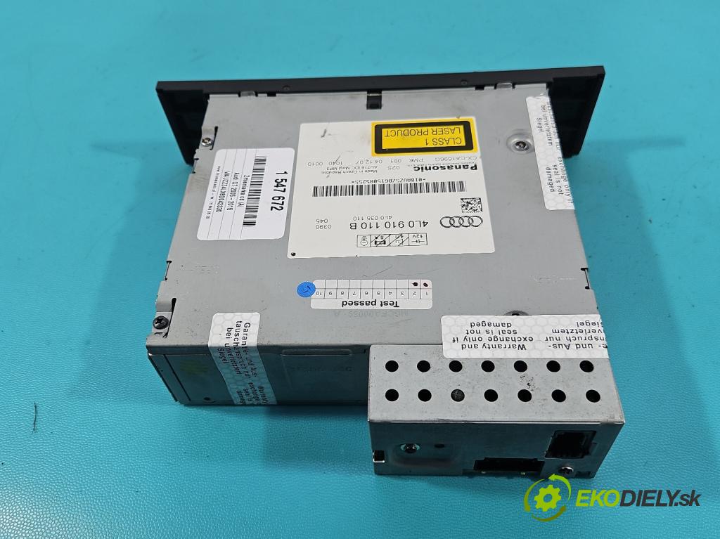 Audi Q7 2005-2015 4.2 TDI 326KM automatic 240 kW 4134 cm3 5- Měnič: cd 4L0910110B (CD měnič)