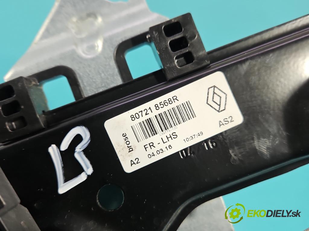 Renault Kadjar 2015-2022 1.2 131 hp manual 96 kW 1197 cm3 5- mechanismus stahování přední levý 807218568R