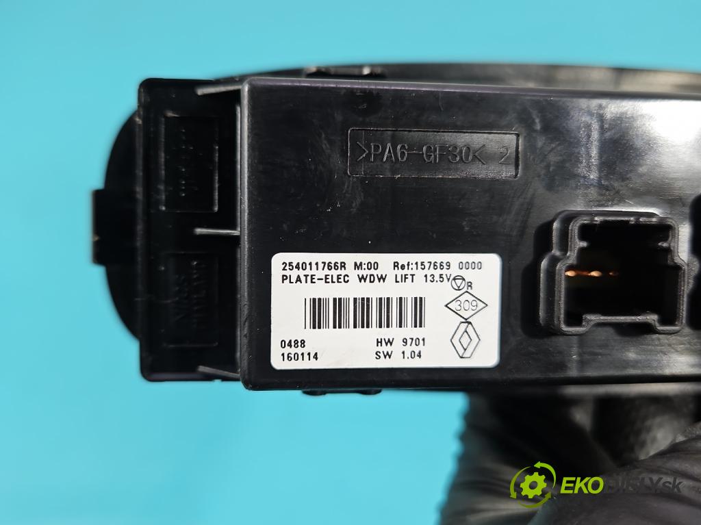 Renault Kadjar 2015-2022 1.2 131 HP manual 96 kW 1197 cm3 5- prepínač okien spätných zrkadiel 254011766R