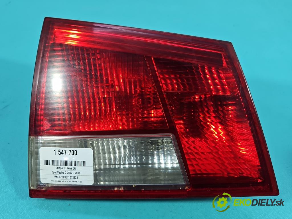 Opel Vectra C 2002-2008 1.9 cdti 120 HP manual 88 kW 1910 cm3 5- svetlo / reflektor zadné ľavé 24469463 (Kľučka dverí ostatné)