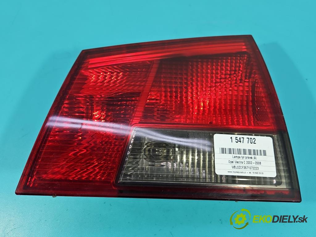 Opel Vectra C 2002-2008 1.9 cdti 120 HP manual 88 kW 1910 cm3 5- svetlo / reflektor zadné pravé 13184025 (Kľučka dverí ostatné)