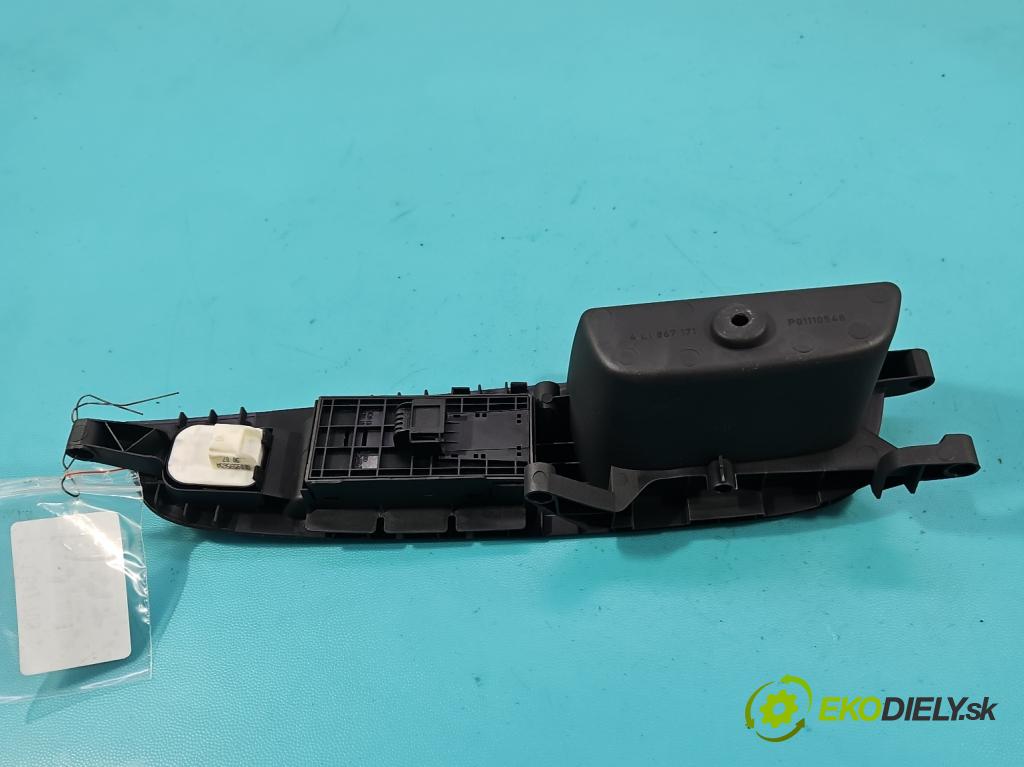Audi Q7 2005-2015 4.2 TDI 326KM automatic 240 kW 4134 cm3 5- prepínač okien spätných zrkadiel 4L1867171
