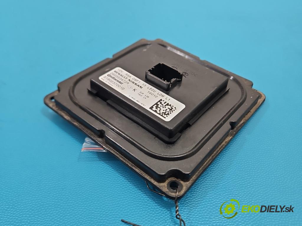 Renault Kadjar 2015-2022 1.2 131 HP manual 96 kW 1197 cm3 5- modul lampy: 260553472R