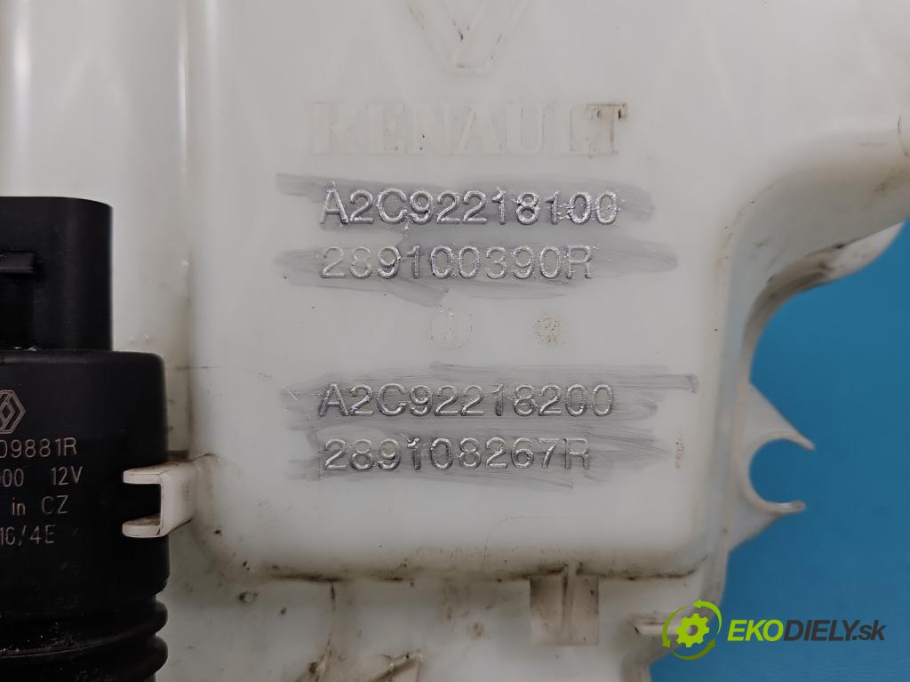 Renault Kadjar 2015-2022 1.2 131 hp manual 96 kW 1197 cm3 5- nádržka tekutina: ostřikovačů 289108267R