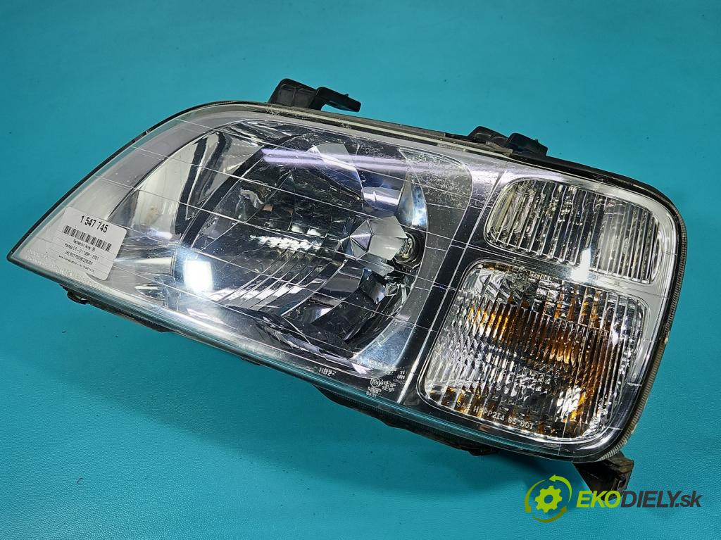 Honda CR-V I 1995-2001 2.0 16V 128 HP manual 94 kW 1973 cm3 5- Reflektor: ľavý  (Kľučka dverí ostatné)