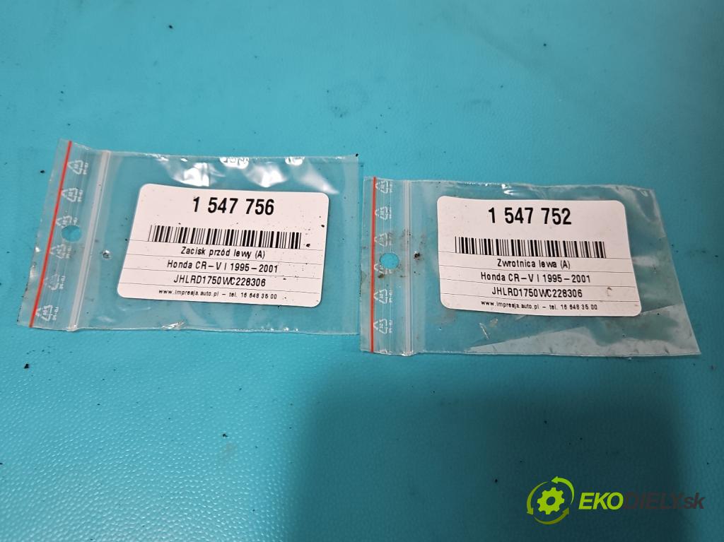 Honda CR-V I 1995-2001 2.0 16V 128 hp manual 94 kW 1973 cm3 5- náboj levé  (Náboj kola)