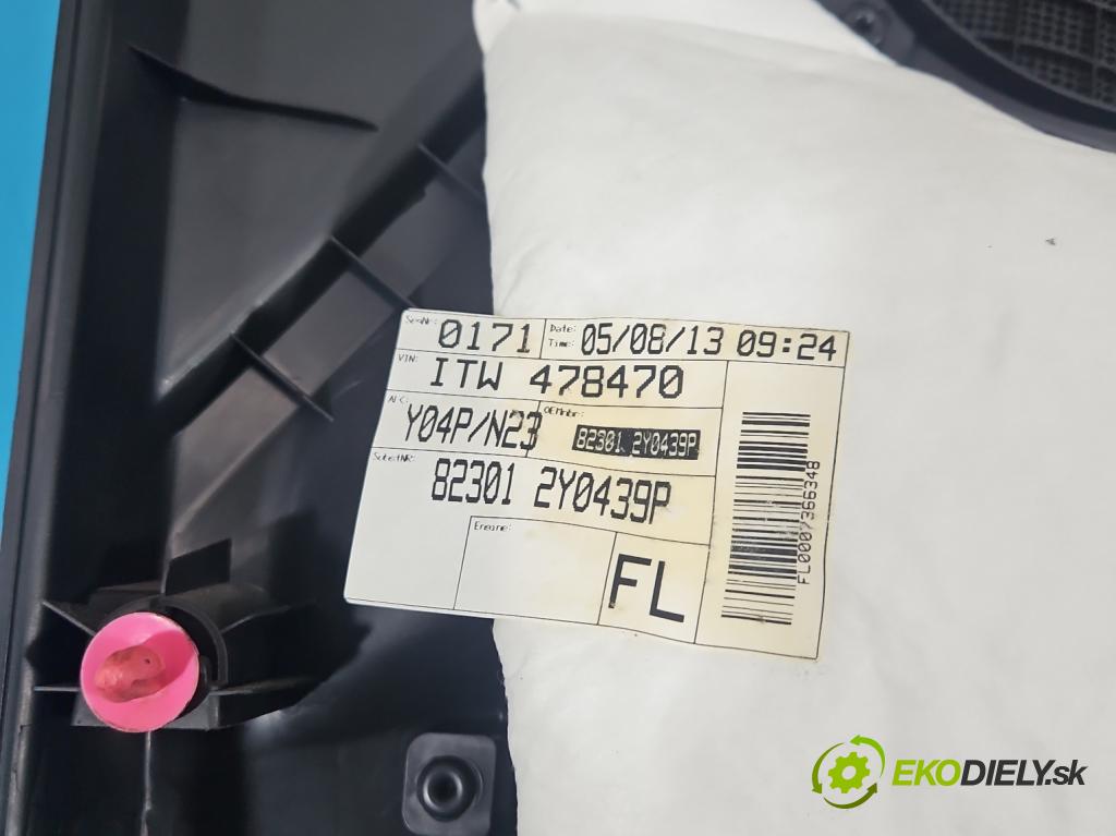 Hyundai Ix35 2.0 CRDI 136 HP manual 100 kW 1995 cm3 5- Čalounictví: dvere predné ľavé 82301-2Y0439P