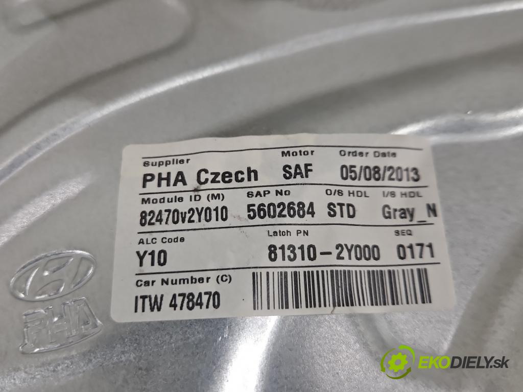 Hyundai Ix35 2.0 CRDI 136hp manual 100 kW 1995 cm3 5- mechanismus stahování přední levý 81310-2Y000