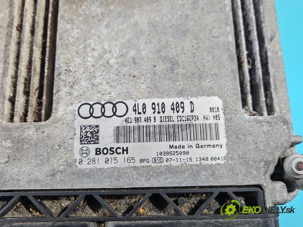 Audi Q7 2005-2015 4.2 TDI 326KM automatic 240 kW 4134 cm3 5- riadiaca jednotka motora 0281015165