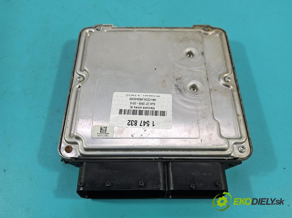 Audi Q7 2005-2015 4.2 TDI 326KM automatic 240 kW 4134 cm3 5- riadiaca jednotka motora 0281015165