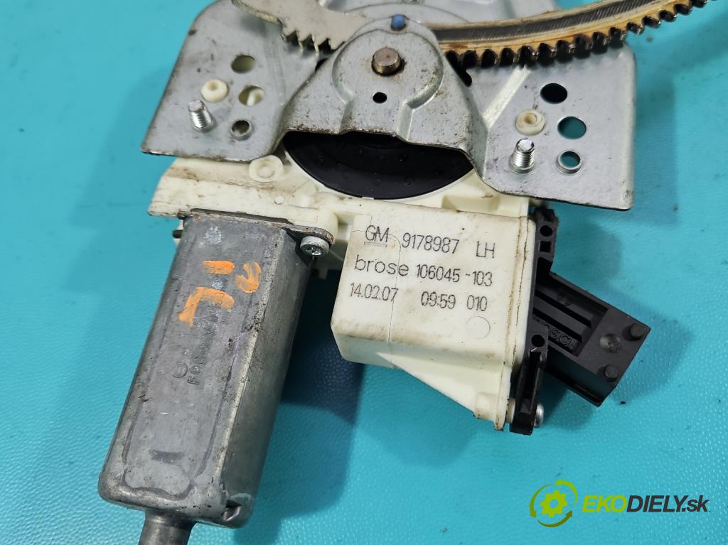 Opel Vectra C 2002-2008 1.9 cdti 120 HP manual 88 kW 1910 cm3 5- mechanizmus okna predné ľavý 106155-102