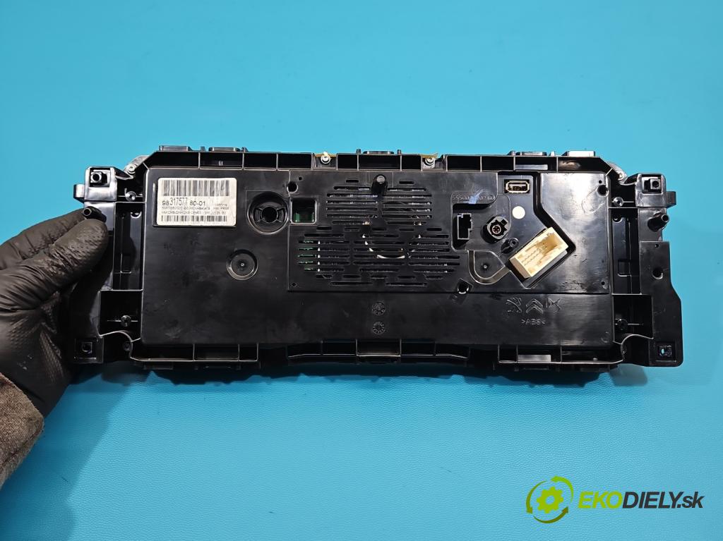 Peugeot 508 II 2018- 1.5 hdi 131 HP manual 96 kW 1499 cm3 5- prístrojovka/ budíky 9831757780 (Prístrojová doska)