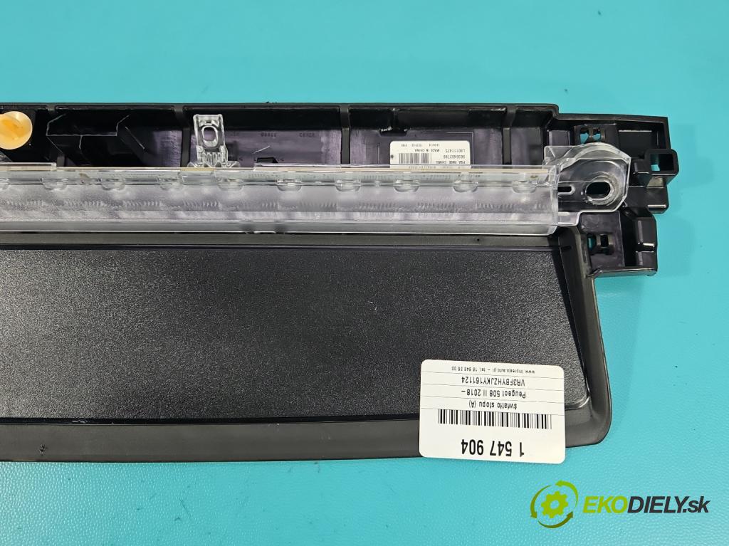 Peugeot 508 II 2018- 1.5 hdi 131 HP manual 96 kW 1499 cm3 5- světlo: stop: 9830402780