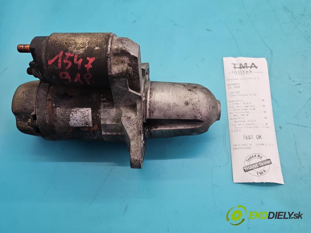 Subaru Forester II SG 2002-2008 2.0 boxer 125 HP manual 92 kW 1994 cm3 5- štartér  (Štartér)