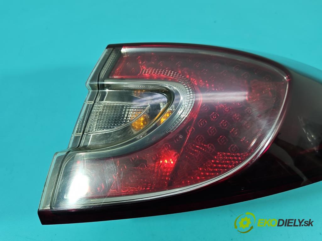 Renault Megane III 2008-2016 1.5 dci 106 HP manual 78 kW 1461 cm3 5- svetlo / reflektor zadné pravé 265500010R (Kľučka dverí ostatné)