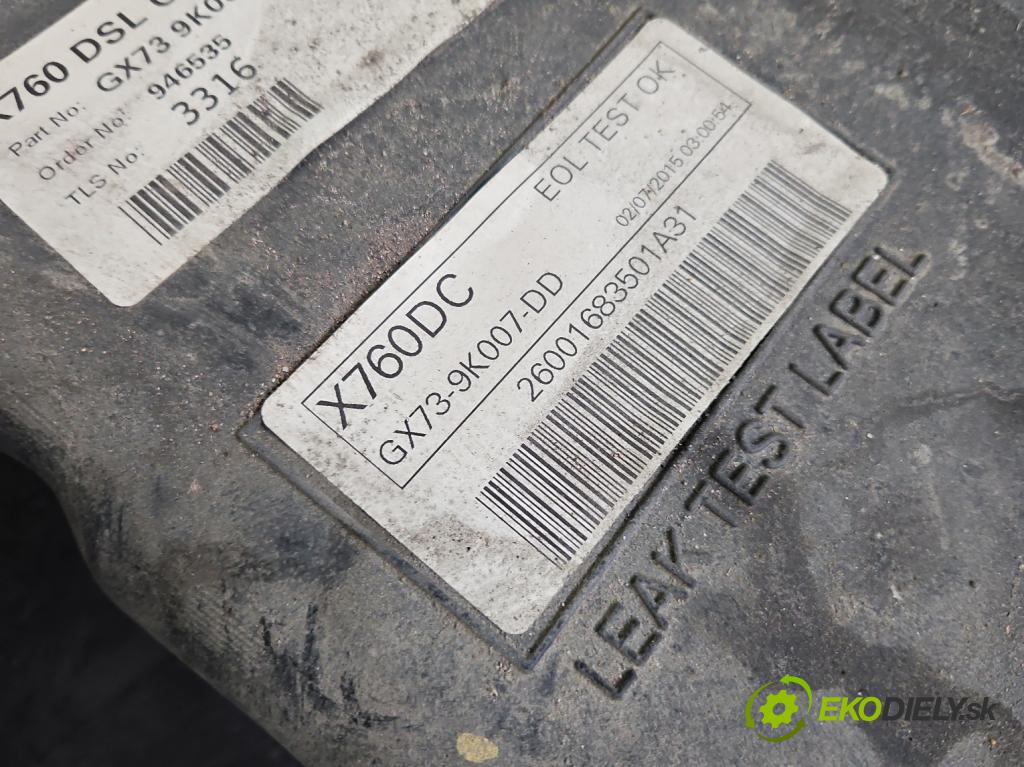 Jaguar XE X760 2015-2024 2.0d 179KM automatic 132 kW 1999 cm3 4- Nádrž: paliva GX73-9K007-DD (Palivová nádrž)