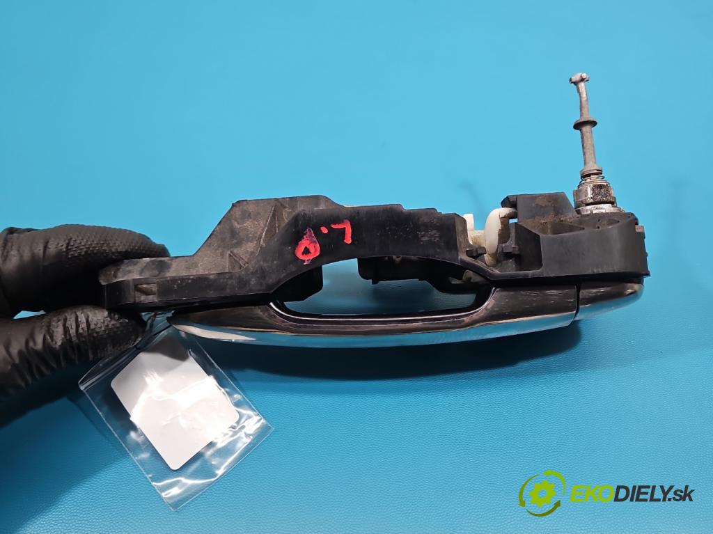 Renault Megane III 2008-2016 1.5 dci 106 HP manual 78 kW 1461 cm3 5- rukoväť predné ľavé mimo: 806070032R (Kľučka dverí vonkajšia predná ľavá)