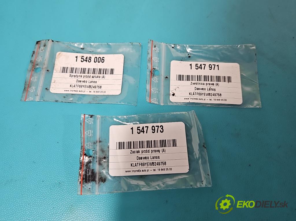 Daewoo Lanos 1.5 8V 86 hp manual 63 kW 1498 cm3 4- náboj pravé  (Náboj kola)