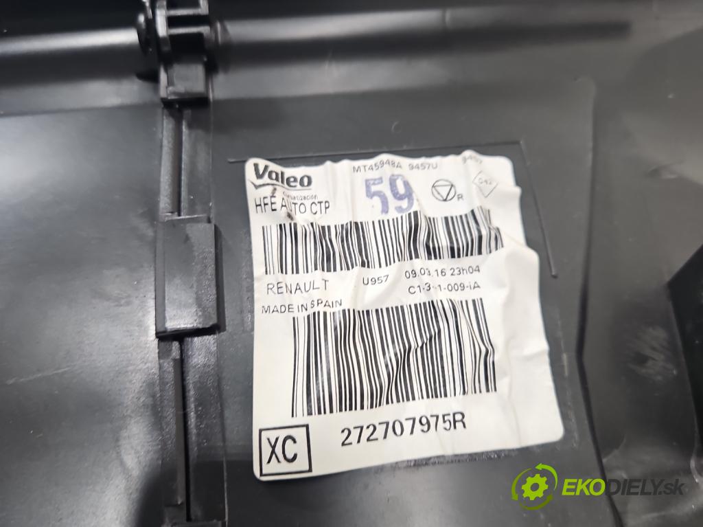 Renault Kadjar 2015-2022 1.2 131 hp manual 96 kW 1197 cm3 5- radiátor 272707975R (Radiátor topení)