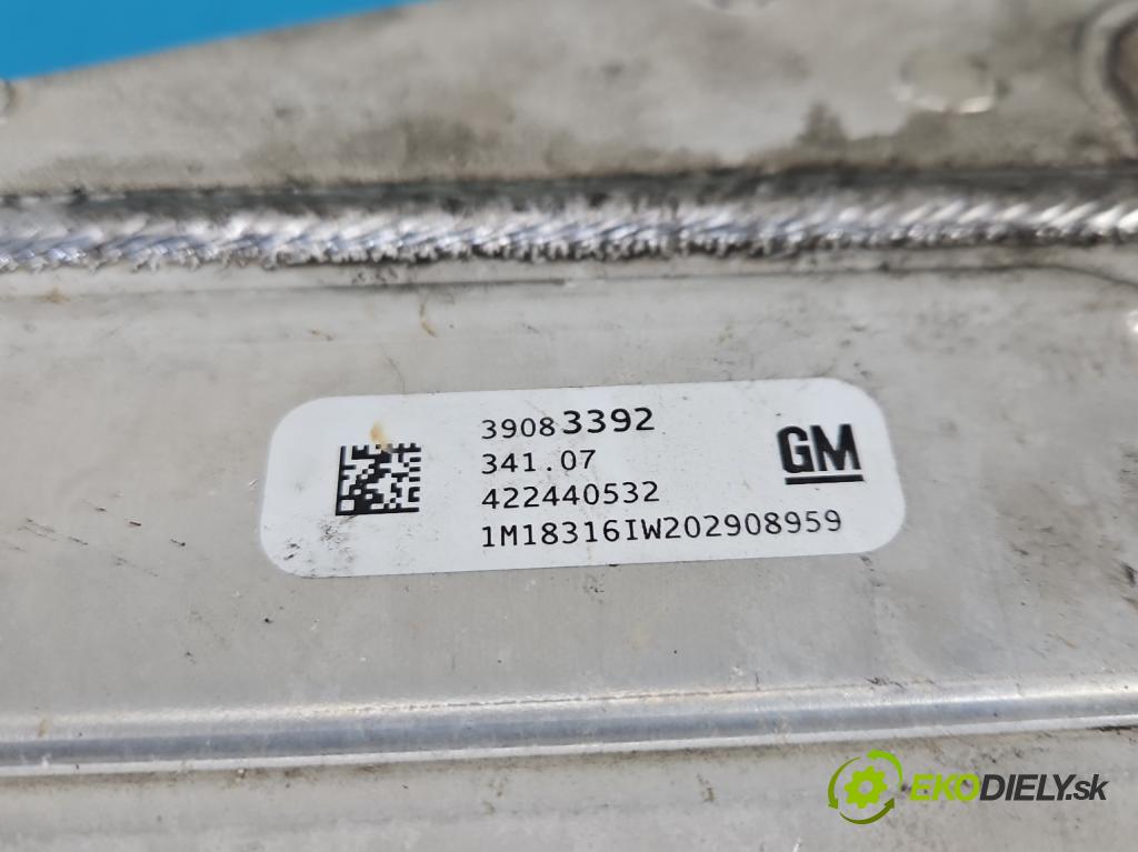 Opel Insignia B 2017-2022 2.0 cdti 209KM automatic 154 kW 1956 cm3 5- Intercooler 39083392 (Intercooler (chladič stlačeného vzduchu))