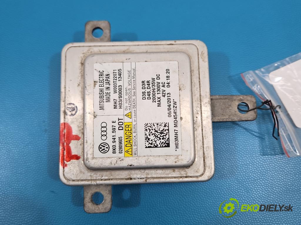 Audi A6 C7 2011-2018 2.0 TFSI 179KM automatic 132 kW 1984 cm3 4- střídač: xenon 8K0941597E (Riadiaca jednotka xenónu)