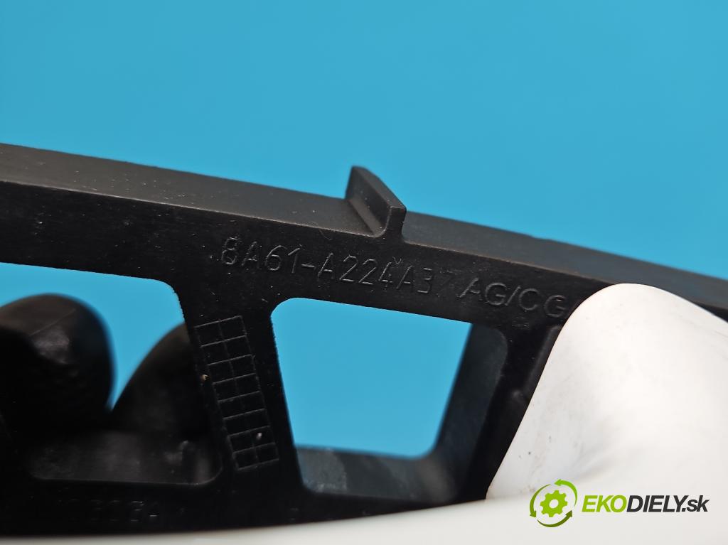 Ford Fiesta Mk7 2008-2017 1.2 16V 82 HP manual 60 kW 1242 cm3 3- rukoväť predné ľavé mimo: 8A61-A224A3-AG (Kľučka dverí vonkajšia predná ľavá)