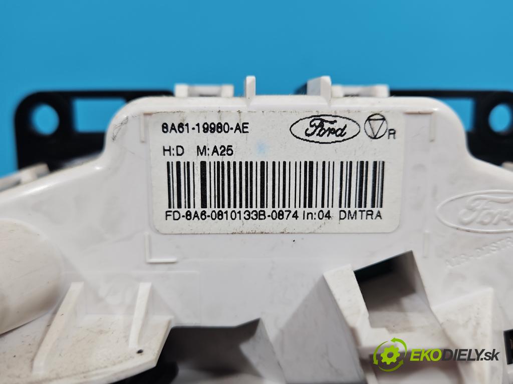 Ford Fiesta Mk7 2008-2017 1.2 16V 82 HP manual 60 kW 1242 cm3 3- panel kúrenia 8A61-19980-AE