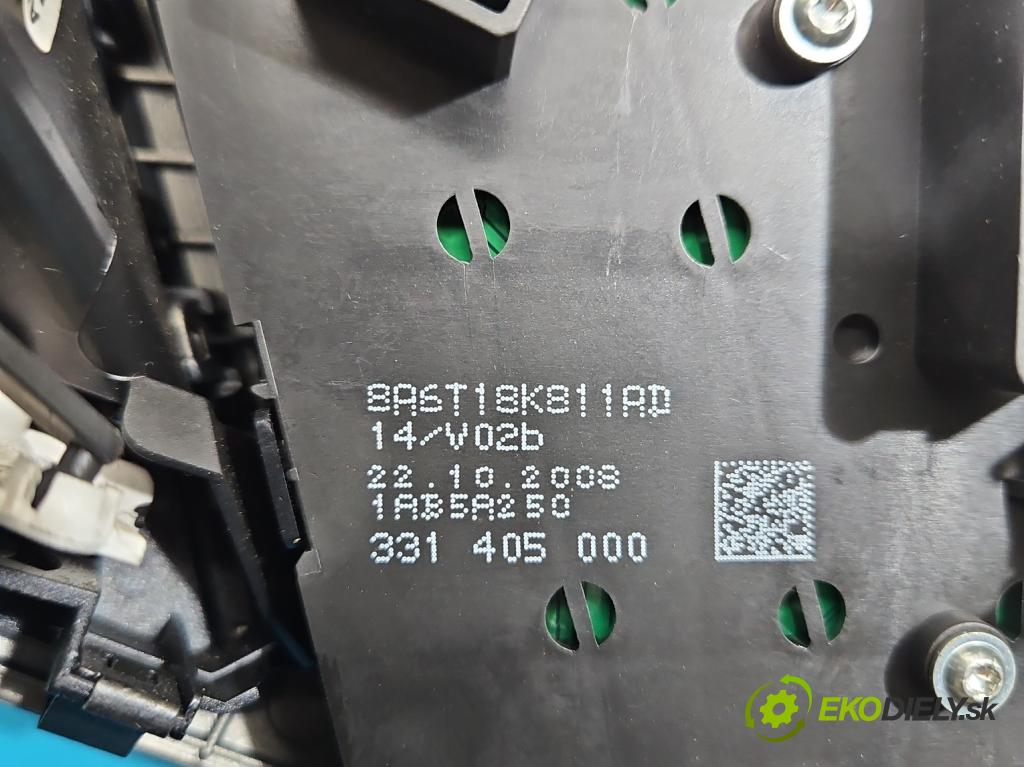Ford Fiesta Mk7 2008-2017 1.2 16V 82 HP manual 60 kW 1242 cm3 3- prepínač rádio: navigácie 8A6T18K811AD