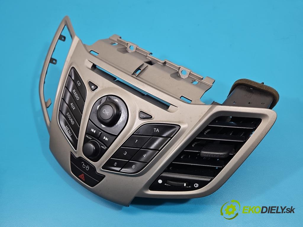 Ford Fiesta Mk7 2008-2017 1.2 16V 82 HP manual 60 kW 1242 cm3 3- prepínač rádio: navigácie 8A6T18K811AD
