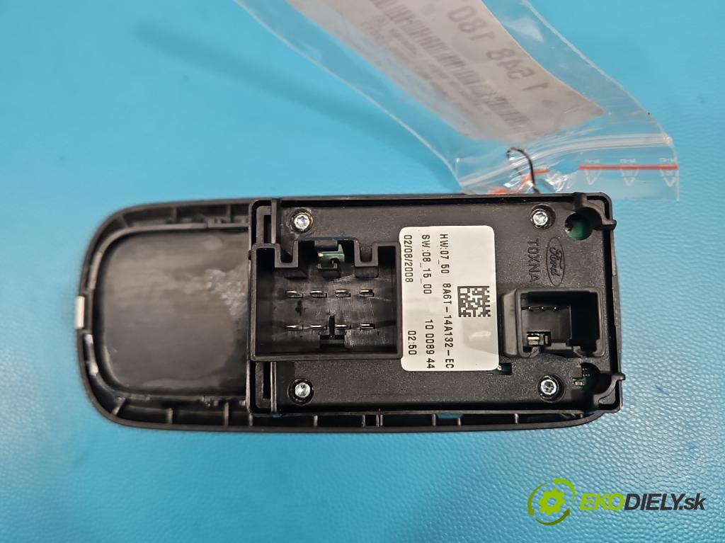 Ford Fiesta Mk7 2008-2017 1.2 16V 82 HP manual 60 kW 1242 cm3 3- prepínač okien spätných zrkadiel 8A6T-14A132-EC