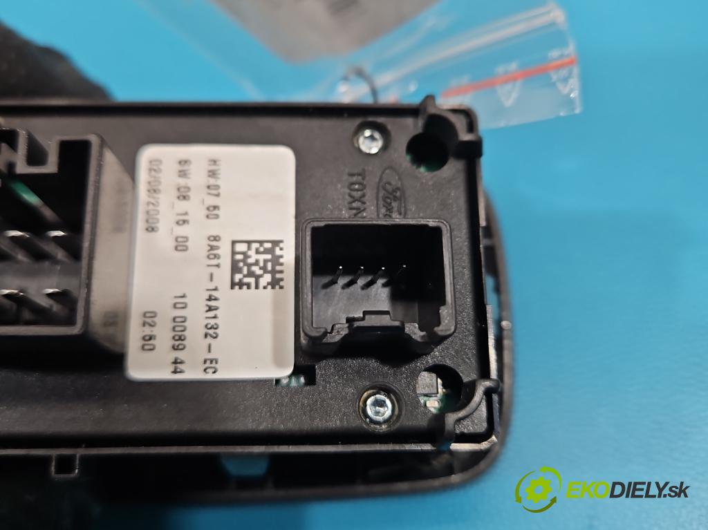 Ford Fiesta Mk7 2008-2017 1.2 16V 82 HP manual 60 kW 1242 cm3 3- prepínač okien spätných zrkadiel 8A6T-14A132-EC