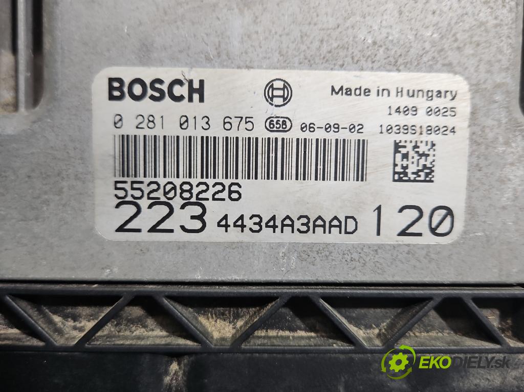 Fiat Doblo I 2001-2010 1.9 jtd 120 HP manual 88 kW 1910 cm3 5- riadiaca jednotka motora 0281013675