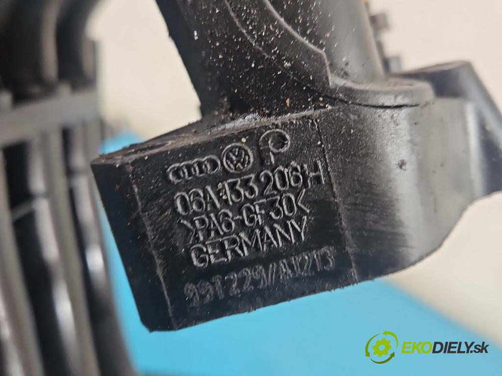 Audi A3 8L 1996-2003 1.6 SR 101 HP manual 74 kW 1595 cm3 5- zvod nasávací 06A133206H (Sacie potrubie)