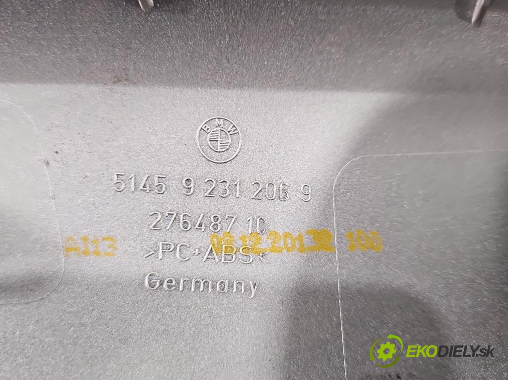 Bmw 3 F30 2011-2018 2.0d 184hp manual 135 kW 1995 cm3 5- lišta ozdobná vnitŕní: 9218549-11