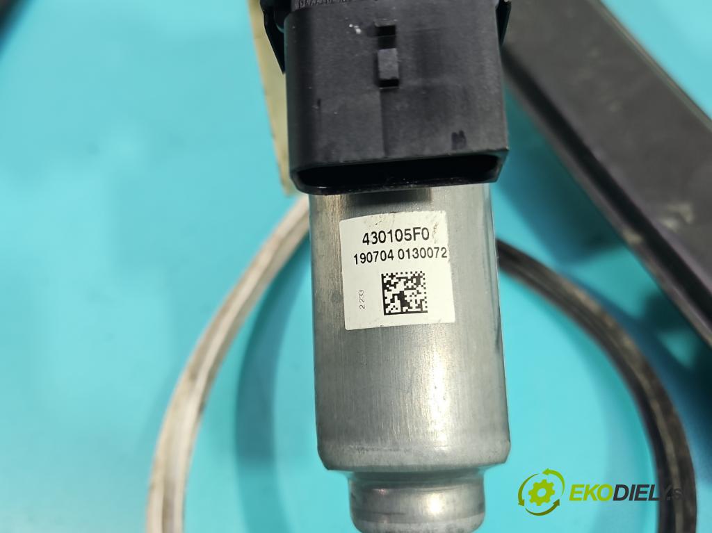 Peugeot 508 II 2018- 1.5 hdi 131 HP manual 96 kW 1499 cm3 5- mechanizmus okna predné ľavý 9830160380