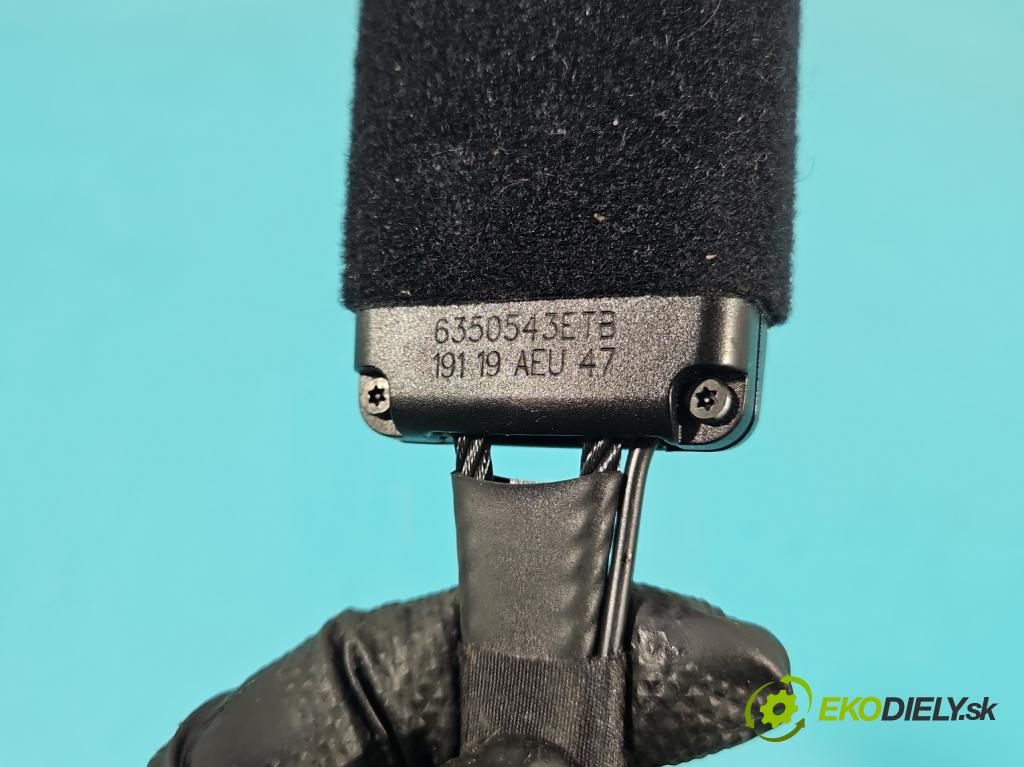 Peugeot 508 II 2018- 1.5 hdi 131 HP manual 96 kW 1499 cm3 5- pas bezpečnosť: predné pravý 6350543ETB