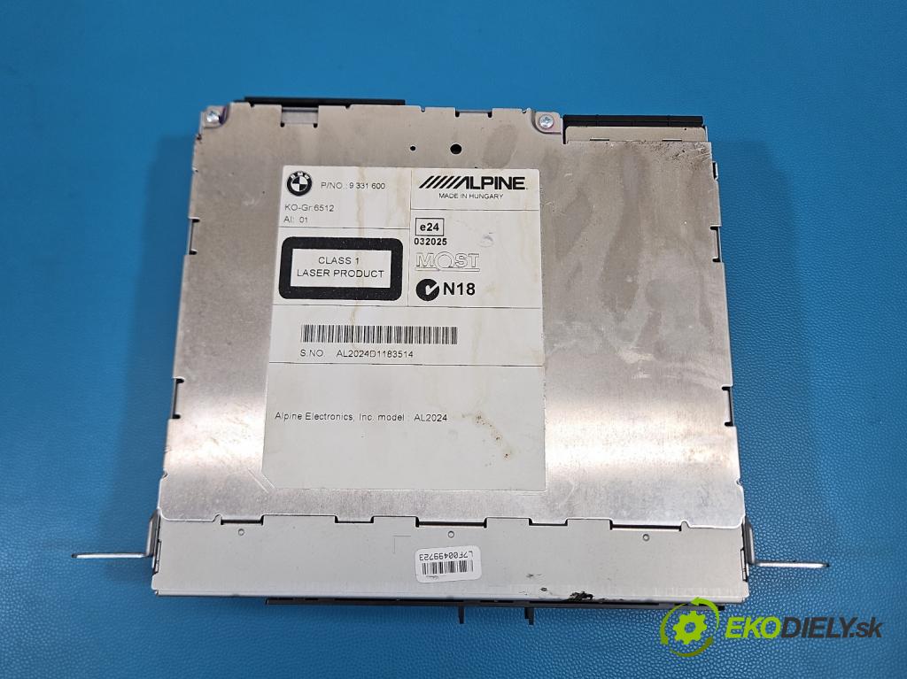 Bmw 3 F30 2011-2018 2.0d 184hp manual 135 kW 1995 cm3 5- Radio originál 9331600