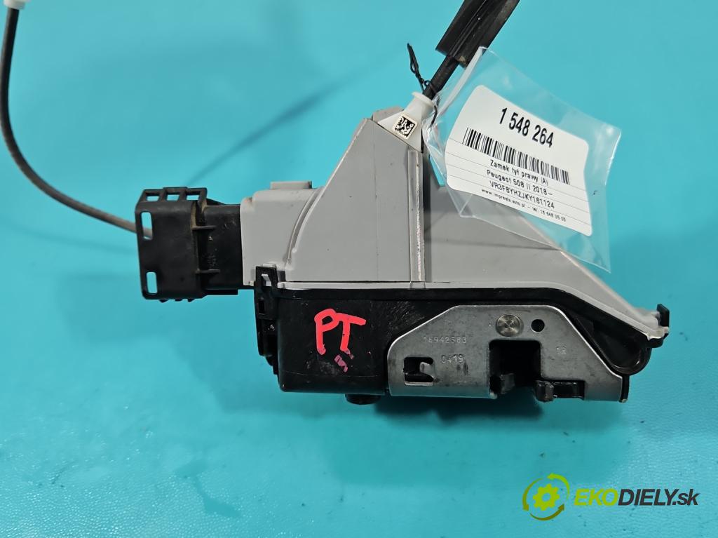 Peugeot 508 II 2018- 1.5 hdi 131 HP manual 96 kW 1499 cm3 5- zámok zadné pravý 131499