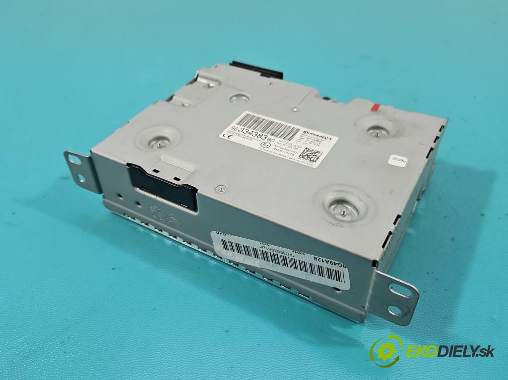 Peugeot 508 II 2018- 1.5 hdi 131 HP manual 96 kW 1499 cm3 5- Radio originál 9833438380