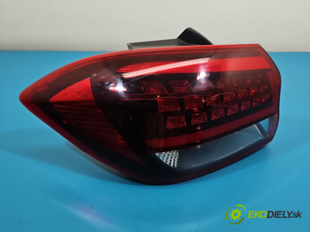Hyundai I30 III 2016- 2.0 16V 280KM: automatic 206 kW 1998 cm3 5- svetlo / reflektor zadné ľavé 92401G4500 (Kľučka dverí ostatné)