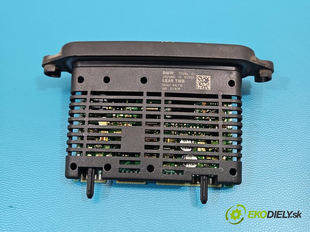 Bmw 3 F30 2011-2018 2.0d 184hp manual 135 kW 1995 cm3 5- modul lampy: 7316186