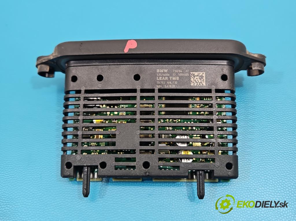 Bmw 3 F30 2011-2018 2.0d 184hp manual 135 kW 1995 cm3 5- modul lampy: 7316186