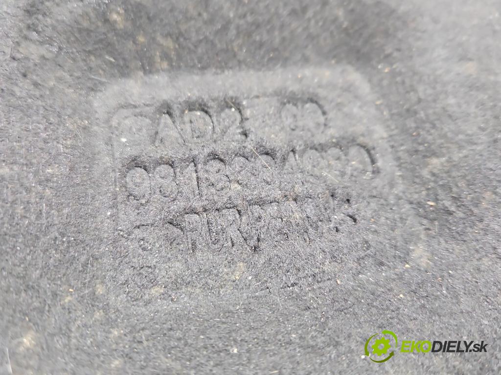 Peugeot 508 II 2018- 1.5 hdi 131 hp manual 96 kW 1499 cm3 5- zvuková izolace kapoty