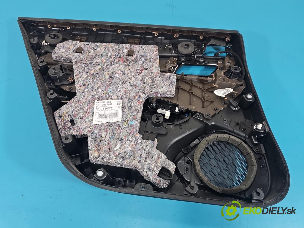 Peugeot 508 II 2018- 1.5 hdi 131 hp manual 96 kW 1499 cm3 5- Tapacír: dveře zadní pravé 98176665ZD