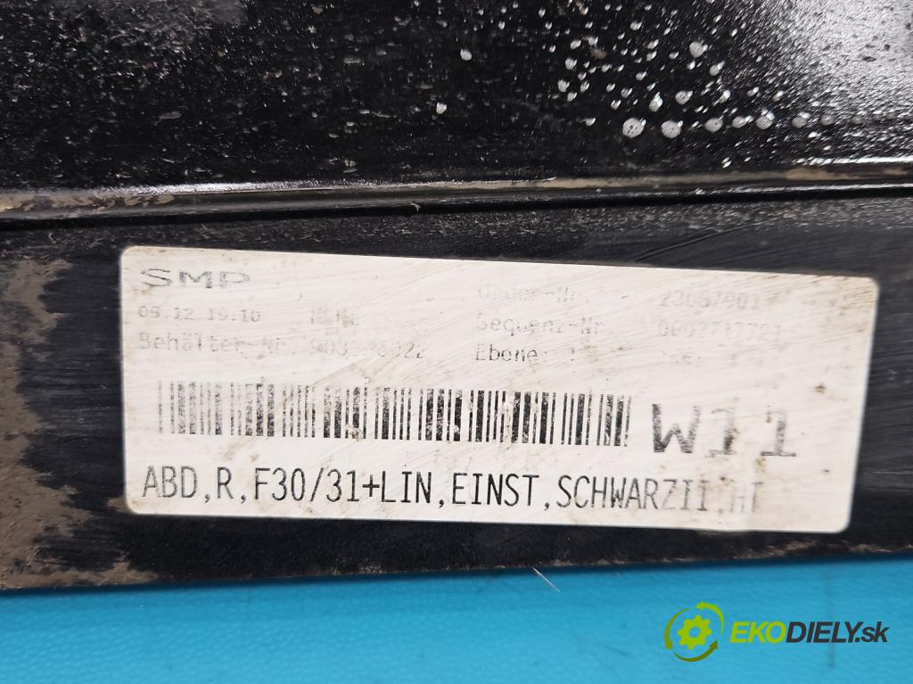 Bmw 3 F30 2011-2018 2.0d 184hp manual 135 kW 1995 cm3 5- lišta práh: pravé  (Lišta prahová)