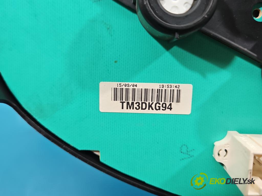 Peugeot 206 1.4 8V 75 HP manual 55 kW 1360 cm3 3- prístrojovka/ budíky 9656696380 (Prístrojová doska)