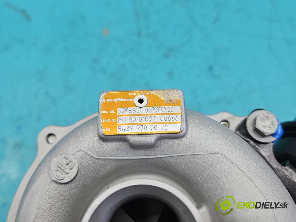 Renault Megane III 2008-2016 1.5 dci 106 HP manual 78 kW 1461 cm3 5- turbodúchadlo, turbo repasovaná 54399700070