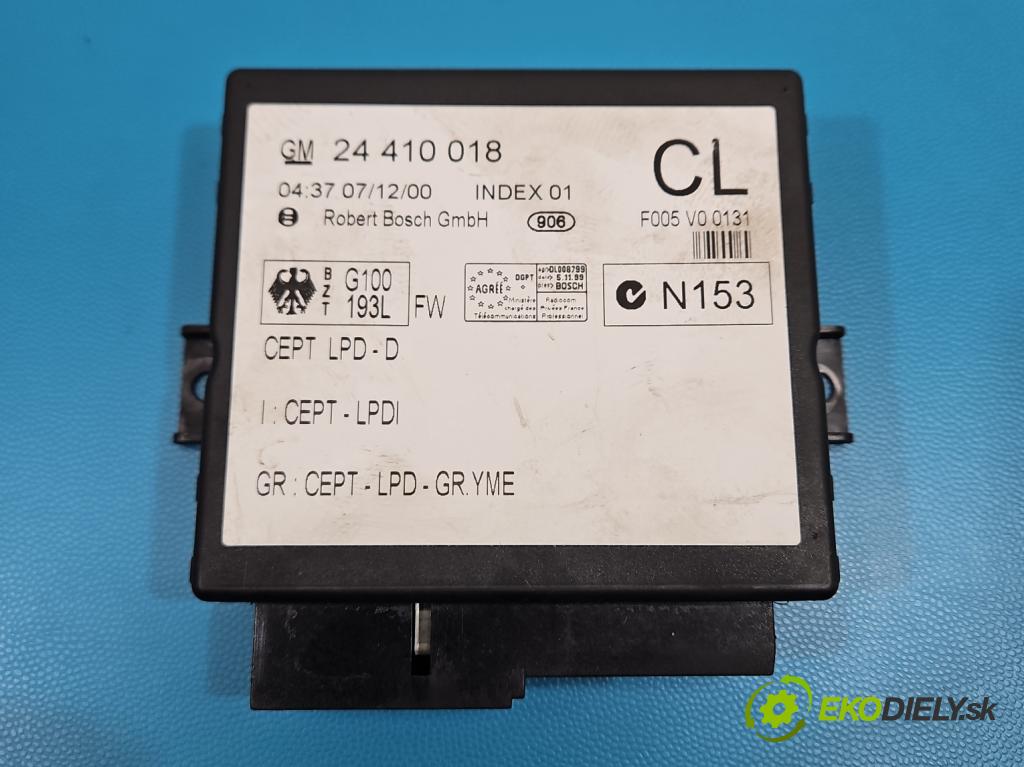 Opel Astra II 1998-2009 1.6 8V 84KM manual 62 kW 1598 cm3 5- riadiaca jednotka motora 09353459